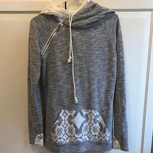 Mindy Mae's Market double hood sweatshirt